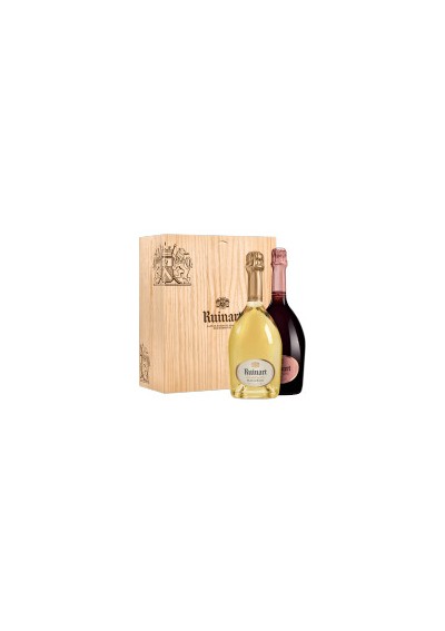 Coffret DUO - Champagne Ruinart | Blanc de Blancs & Rosé |(75cl)