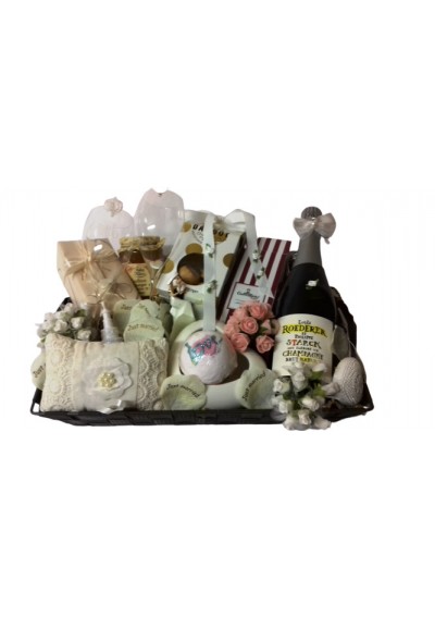 Panier cadeau gourmand de luxe, mariage