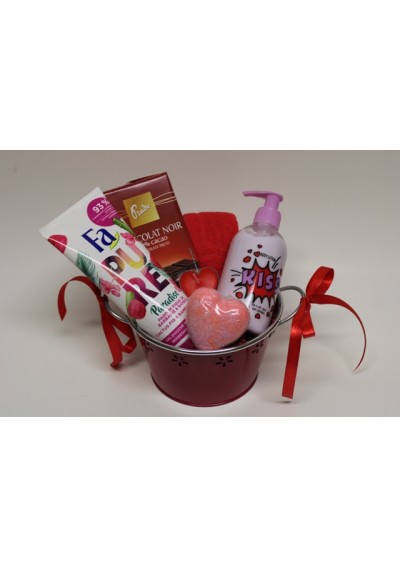 Surprise Saint-Valentin - Panier cadeau