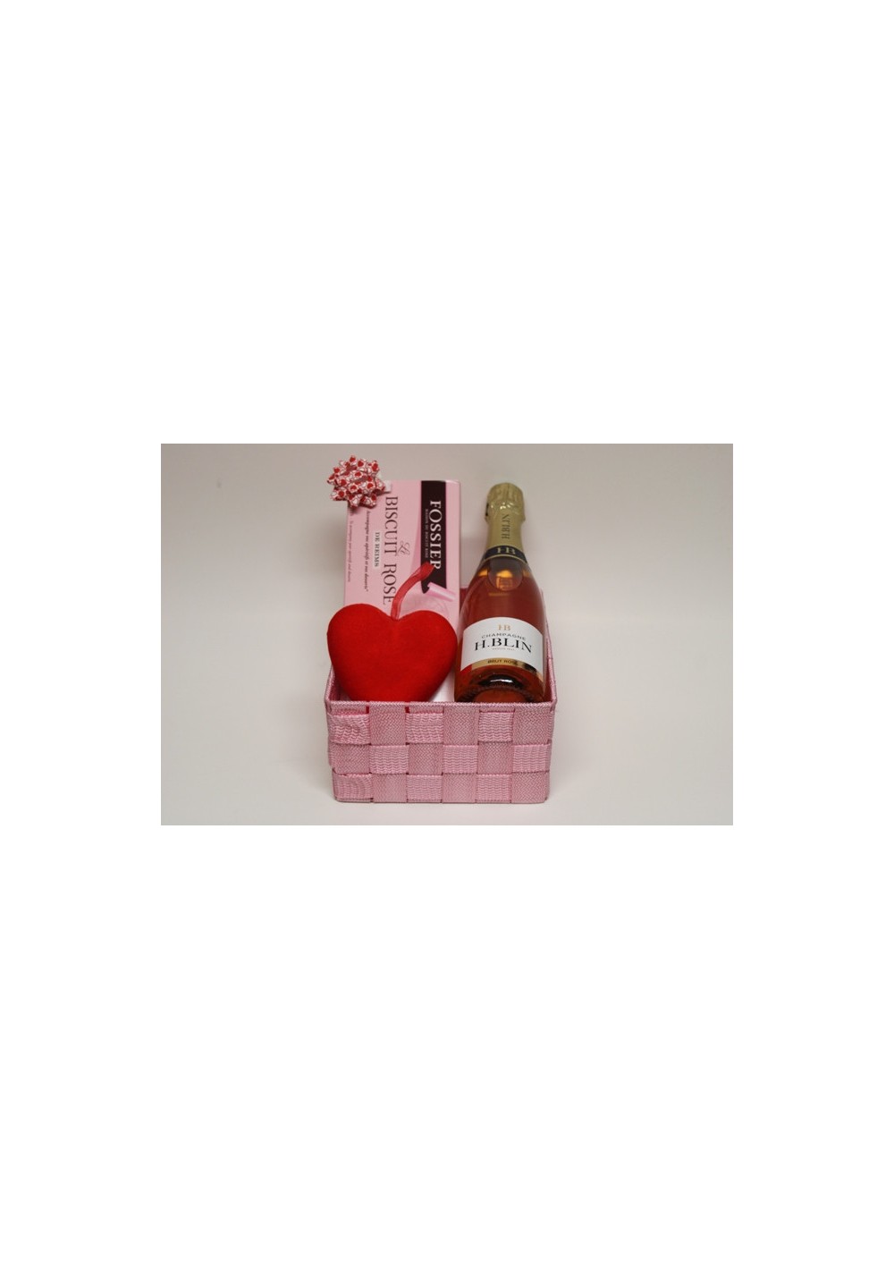 Panier cadeau Saint-Valentin