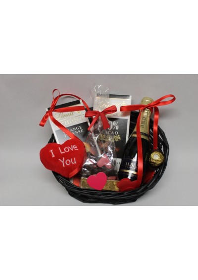 "Tendresse" Panier cadeau Saint-Valentin