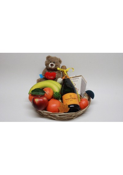 Fruits & Brown Bear - Fruit basket