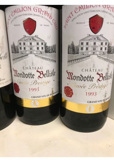 Chateau Mondotte Bellisle 1993 (St-Emilion-Gd-Cru- 75cl