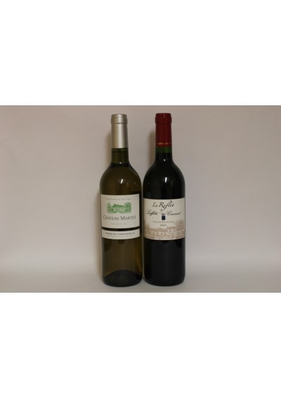 2 bouteilles - Saint-Estephe 2011-Martet 2012