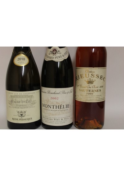 Grands Bourgogne & Sauternes - 3 bouteilles
