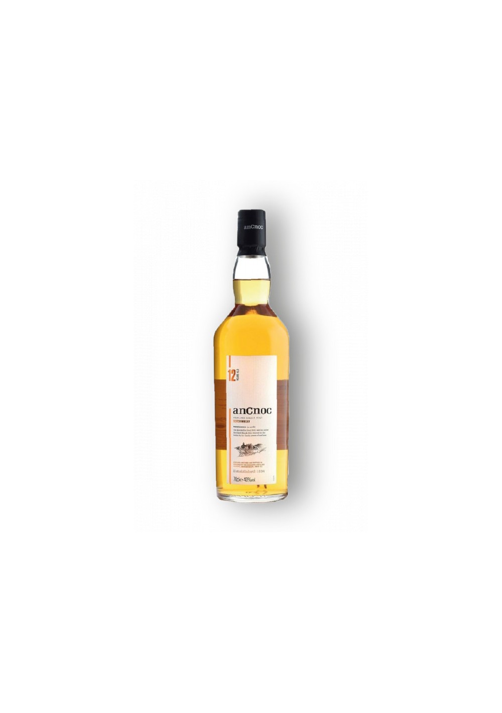 AnCnoc 12 years old single malt (70cl)