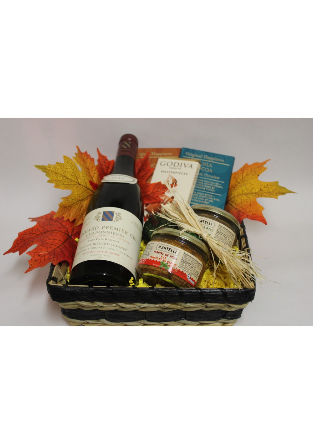 Forest in autumn gift basket