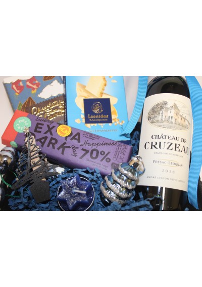 Wine & Chocolate "Christmas" gift basket