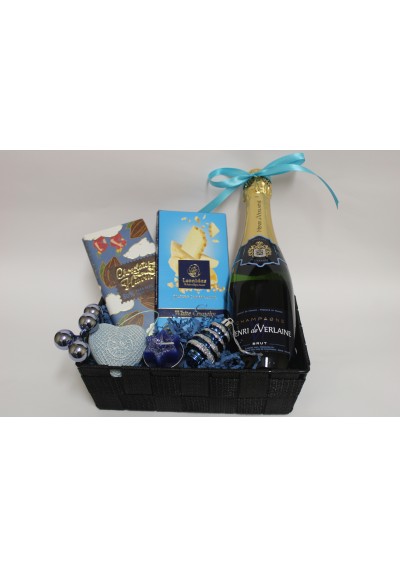 Christmas gift basket - Champagne Henri De Verlaine