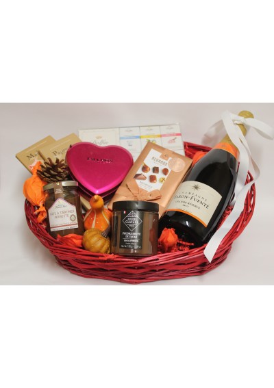 Gift basket - Christmas - Champgne Baron Fuenté