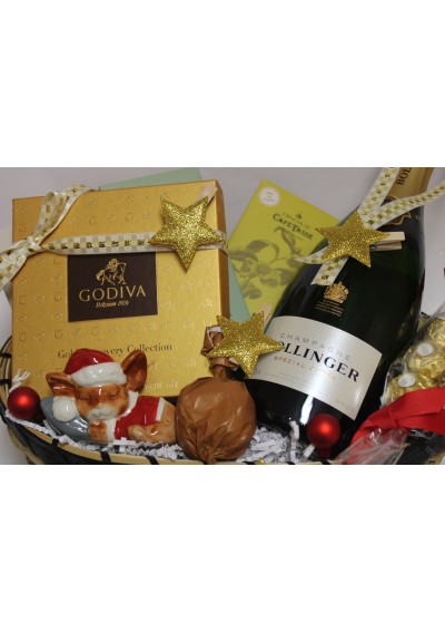 Geschenkmand - Kerst - Champagne Bollinger