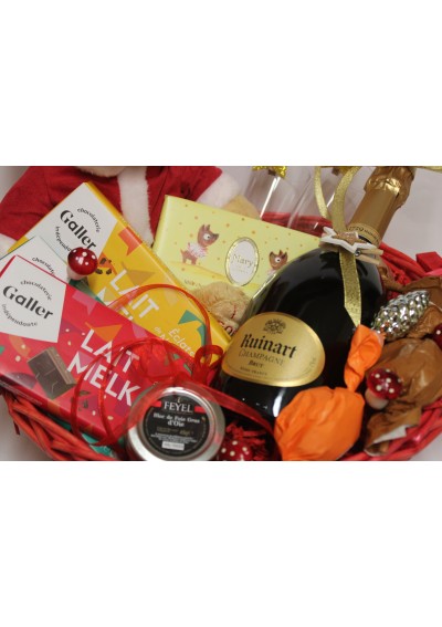 Christmas gift basket - Ruinart Brut