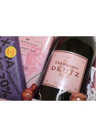 Christmas gift basket - Deutz Rosé