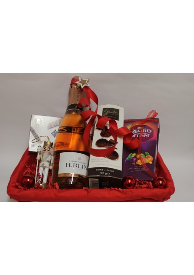 Christmas basket - Champagne H. Blin rosé