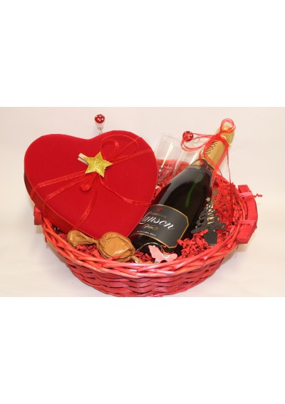 Christmas gift basket - Lanson Brut