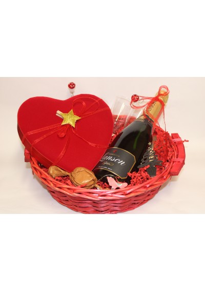 Christmas gift basket - Lanson Brut