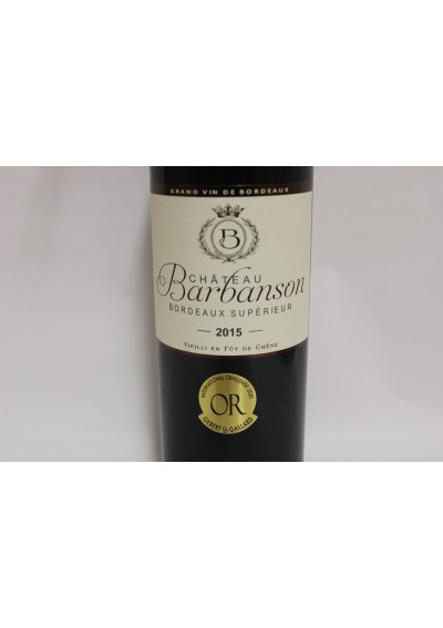 Coffret - 1 bouteille - Bordeaux Barbanson 2015 (75cl)