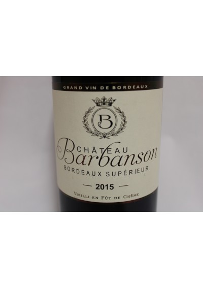 Coffret - 1 bouteille - Bordeaux Barbanson 2015 (75cl)