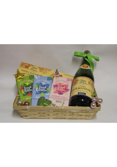 "Cider de Normandie" Christmas gift basket