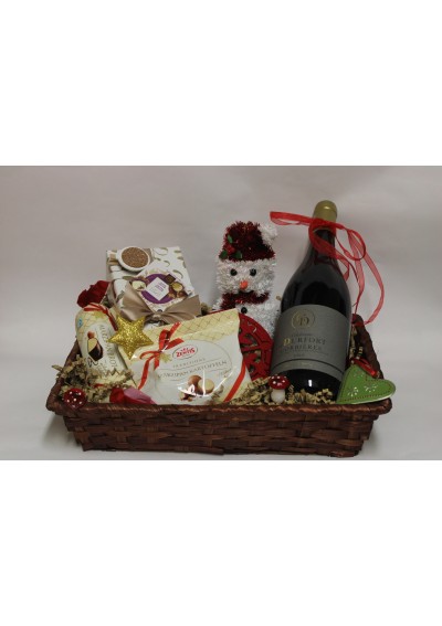 Christmas gift basket - Côtes-Du-Rhône