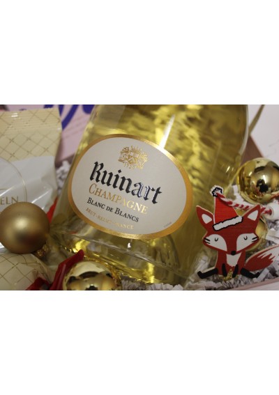 Kerstgeschenkmand - Ruinart - Blanc De Blancs