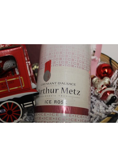 Panier cadeau Noël - Ice Rosé