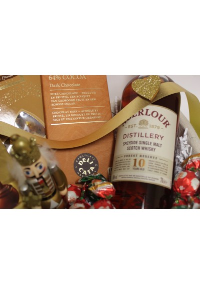 Panier cadeau Noël - Whisky Aberlour 10 ans d'age