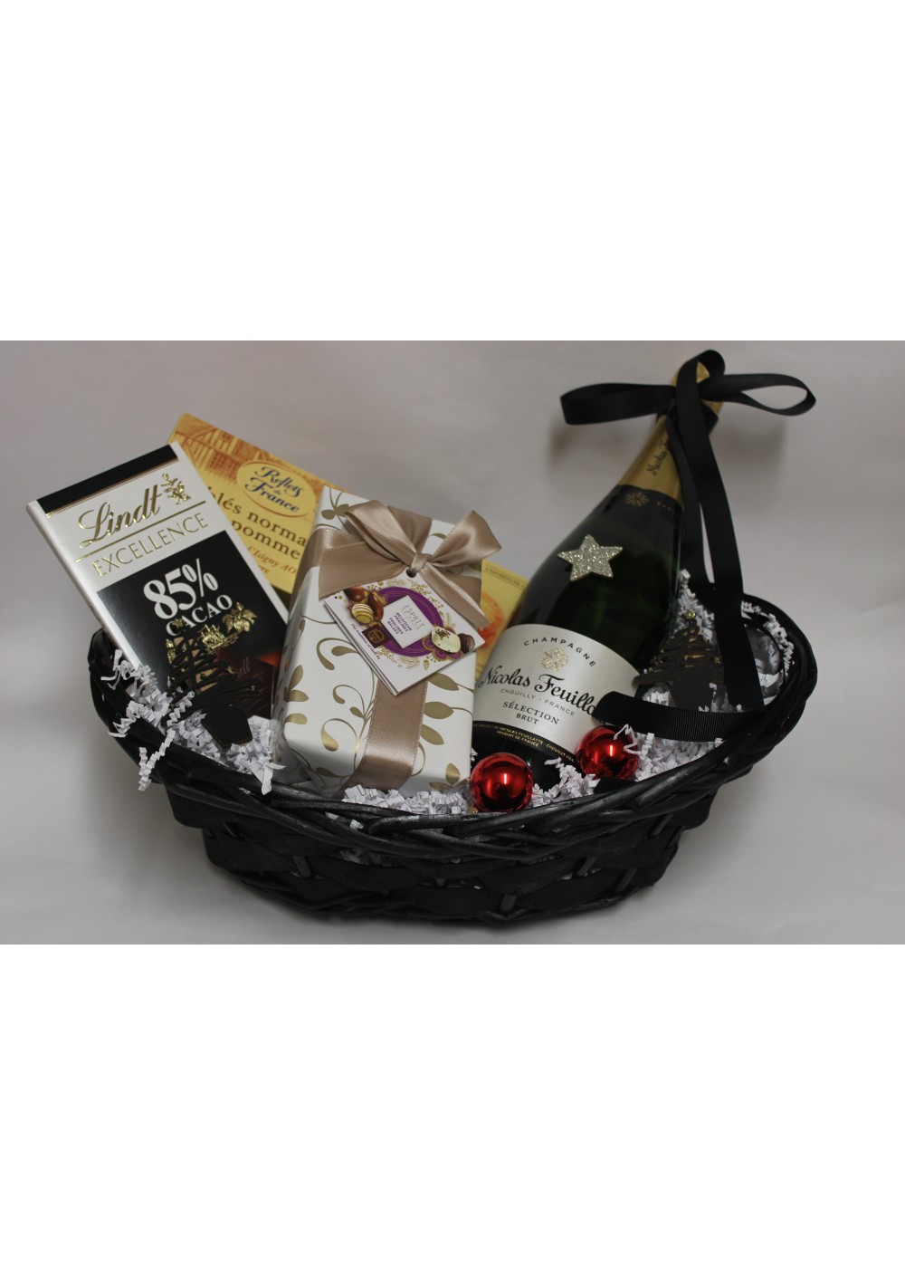 Christmas gift basket - Champagne Nicolas Feuillatte