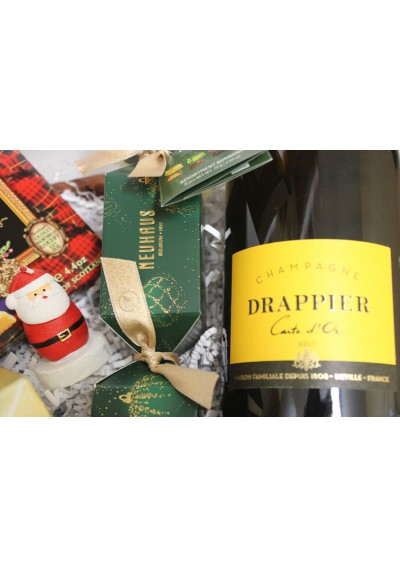 Kerstcadeaumand - Champagne Drappier