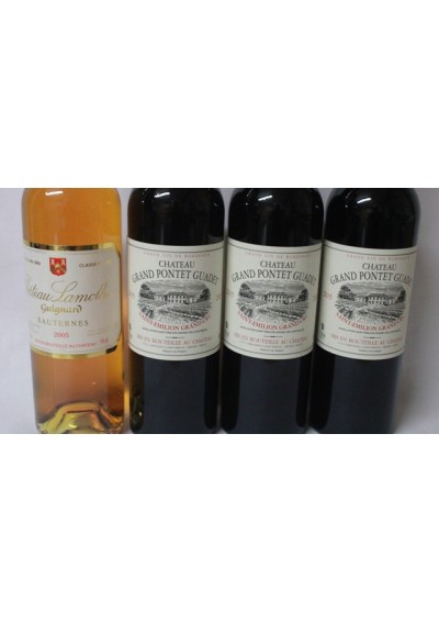 (4) Saint-Emilion Grand Cru - 2015 - Sauternes - 2005