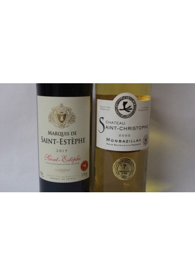 (2) Saint Estèphe 2019 - Monbazillac 2020