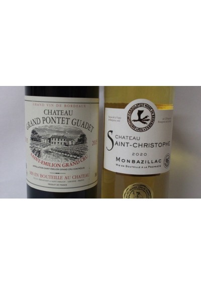 (2) Saint-Emilon Gd Cru 2015 -Monbazillac 2020