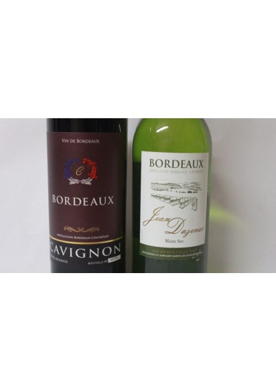Gift-box-2-bottles-Bordeaux-red-2020-Cavignon-Bordeaux-white-2020-Dazenac-02.jpg | 2-bottle gift box Bordeaux