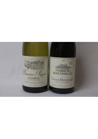 (2) Crozes-Hermitage 2020 - Chablis 2020