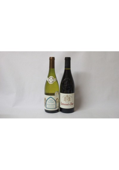 (2) Château-Neuf-Du-Pâpe 2018 - Bourgogne blanc 2018