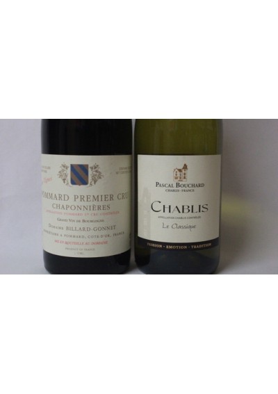 (2) Pommard 1er Cru 2016 - Chablis 2019