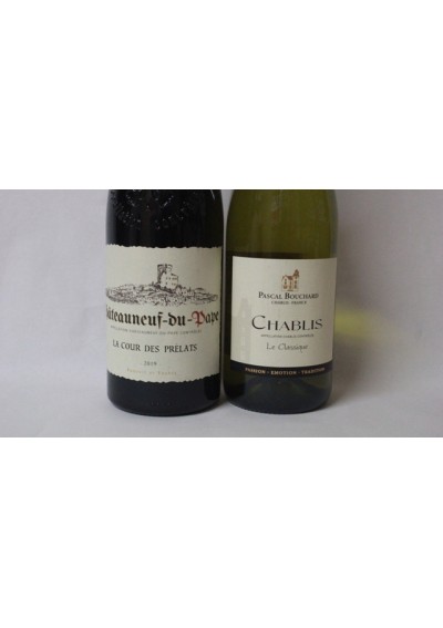 (2) Château-Neuf-Du-Pâpe 2019 - Chablis 2019