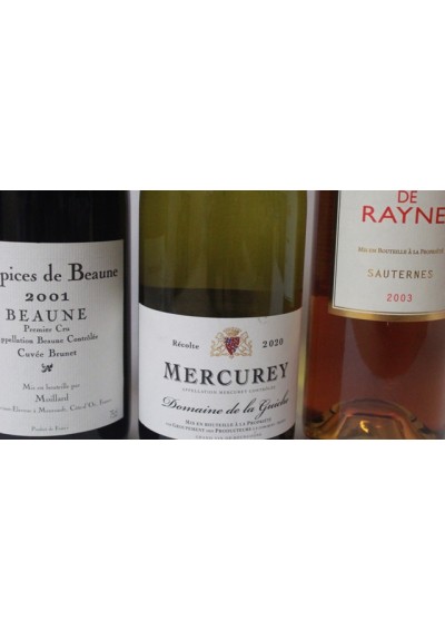 (3) Hospice de Beaune 2001 - Mercurey - Sauternes