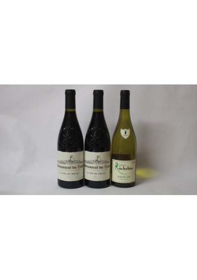 (3) Château-Neuf-Du-Pape 2019 - Macon 2020