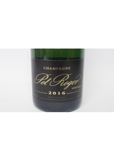 Champagne Pol Roger Brut vintage 2016
