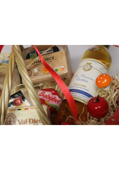 Panier cadeau Fromages grands vins du Périgord