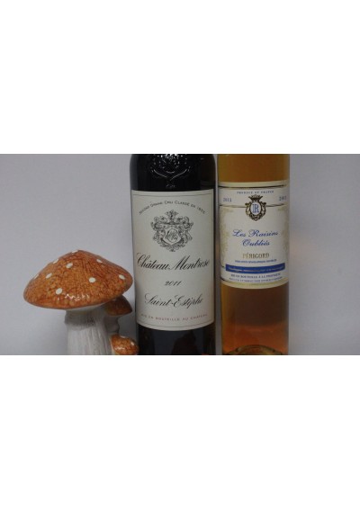 wine-giftbox-montrose-raisins.jpg | Wine gift box with Château Montrose 2011 and Raisins Oubliés 2013