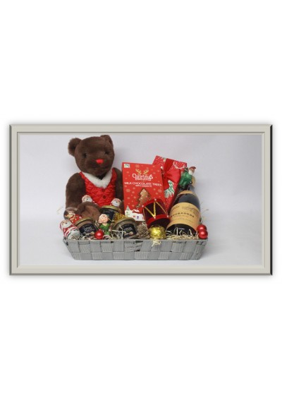 Christmas in Burgundy - Christmas gift basket