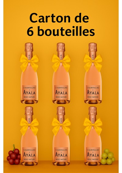 champagne-ayala-rich-rose-carton-6x75cl.jpg | Champagne Ayala Rich Rosé – Carton 6 Bouteilles 75cl
