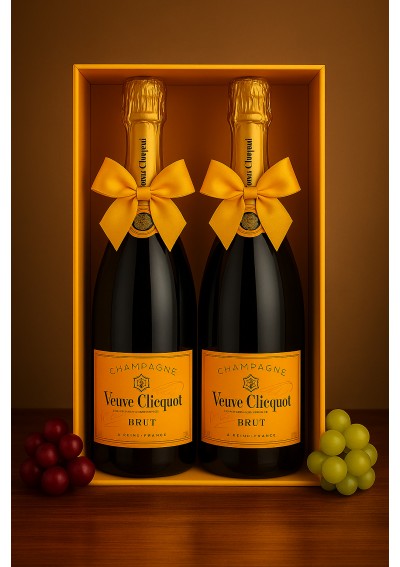 veuve-clicquot-coffret-2-bouteilles-75cl.jpg | Coffret Veuve Clicquot – 2 Bouteilles Brut 75cl livraison Bruxelles Belgique