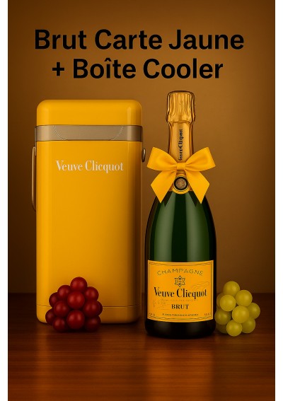 veuve-clicquot-cooler-75cl.jpg | Champagne Veuve Clicquot Brut 75cl + Cooler delivery Brussels Belgium