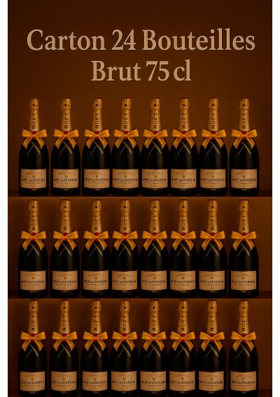 lot-24-bouteilles-Moet-et-Chandon-Brut-75cl.jpg | Lot 24 bouteilles Moët & Chandon Brut Impérial
