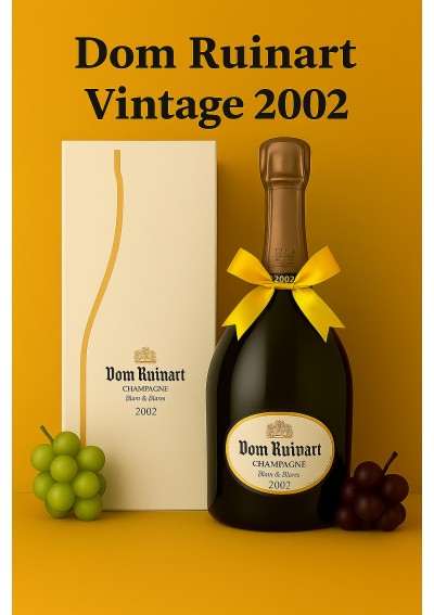dom-ruinart-2002-75cl.jpg | Champagne Dom Ruinart 2002 – 75cl – Livraison Belgique