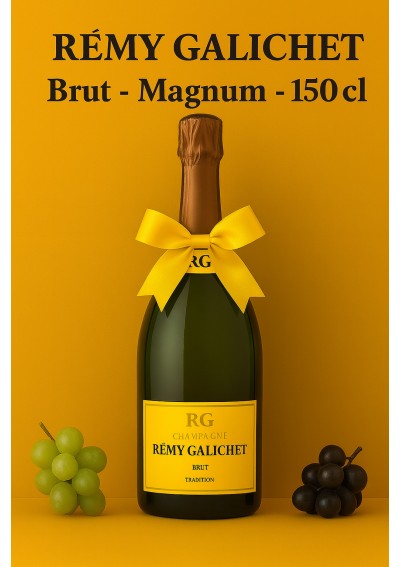 Champagne-Rémy-Galichet-Brut-Magnum-150cl.jpg |Champagne Remy Galichet Brut - Magnum - 150cl