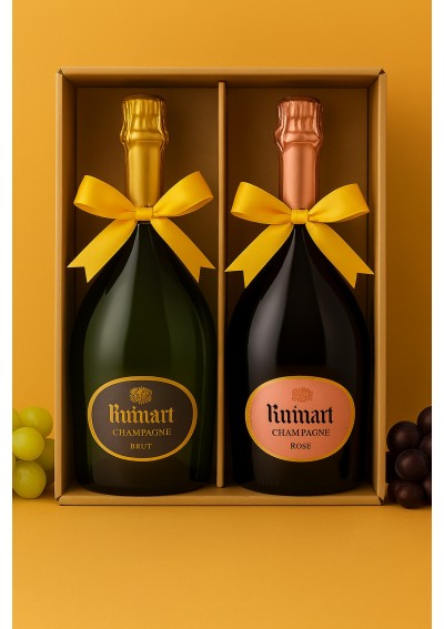 Coffret DUO-Champagne Ruinart-Brut-&-Rose-75cl.jpg | Coffret DUO - Champagne Ruinart - Brut & Rosé - 75cl